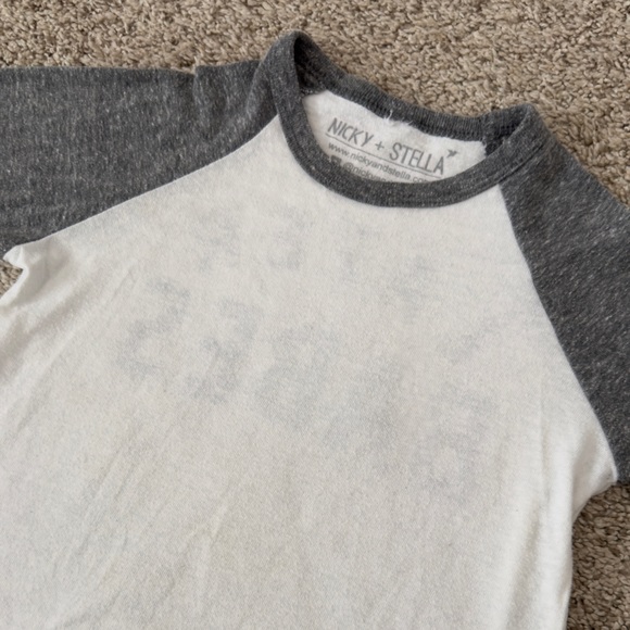 Nicky and Stella toddler boys baseball style tee t-shirt size 4T - Picture 6 of 7